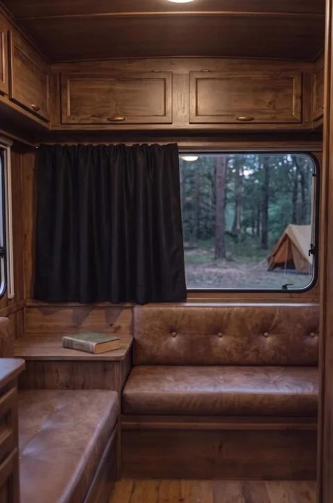 Tenda Parasole Termoisolante e Acustica 100% Oscurante Blackout Per Camper 6