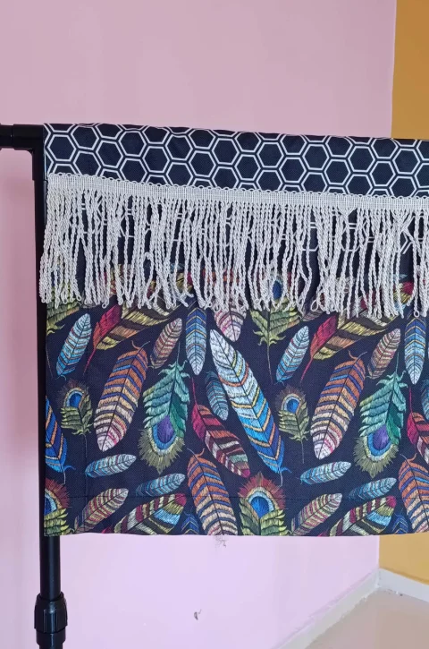 Mantovana Camion e Camper Stampa Piume Boho