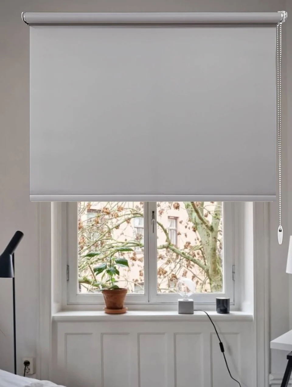 Grijs Effen Rolgordijn - Moderne Scandinavische Balans & 70% Verduistering
