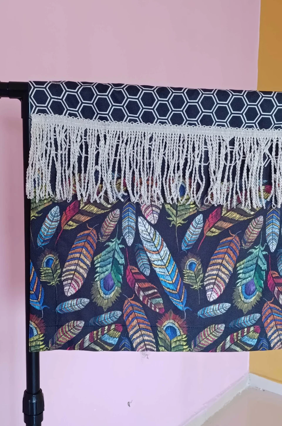 Mantovana Camion e Camper Stampa Piume Boho