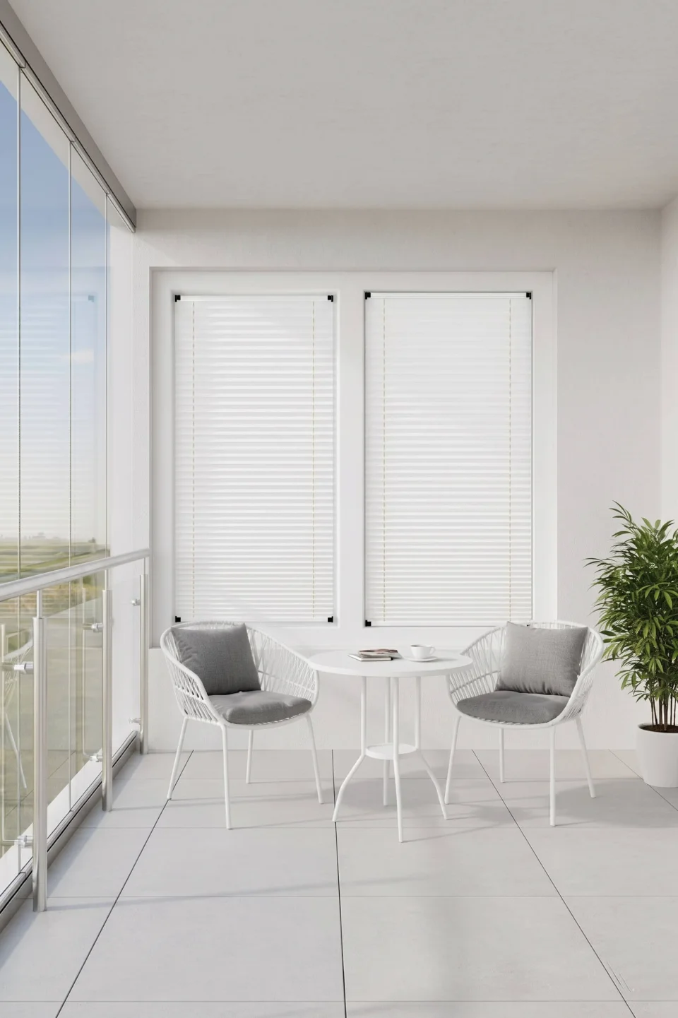 No Drill Pleated Window Blinds Easy Install Adjustable Light Control Shade Cover