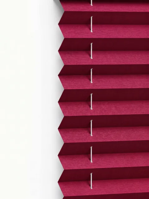 Stores Plissés Rouges Éclatants - Modèles Sur Mesure pour Balcons Vitrés, Cuisines & Fenêtres PVC 5
