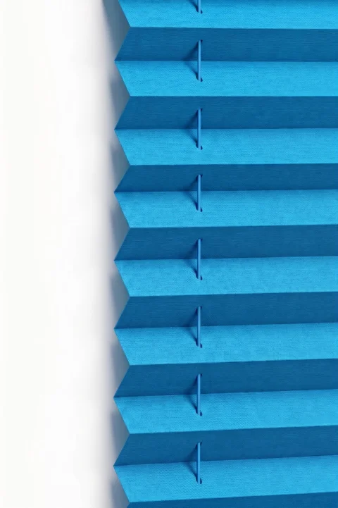 Thermal Blue Pleated Blinds - Sun Protection, Privacy & Energy Saving Custom Blinds 3