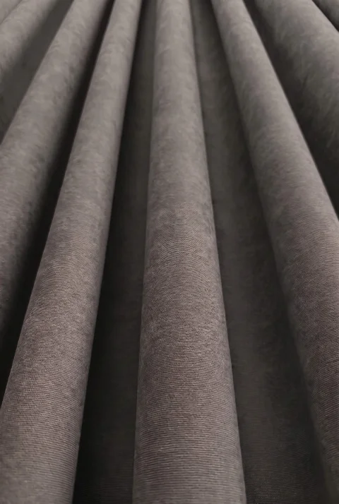 Rideaux en Velours Doux Gris, Rideaux Unis sur Mesure - Fait Main & Obscurcissement Partiel (Dimout) 7
