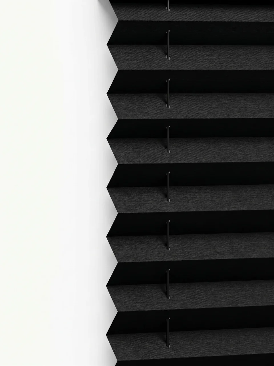 Store Plissé Noir Sur Mesure - Pour Menuiseries Noires, Chambres et Espaces Gaming
