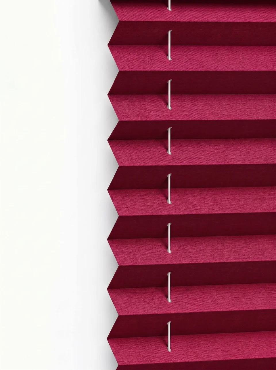 Stores Plissés Rouges Éclatants - Modèles Sur Mesure pour Balcons Vitrés, Cuisines & Fenêtres PVC