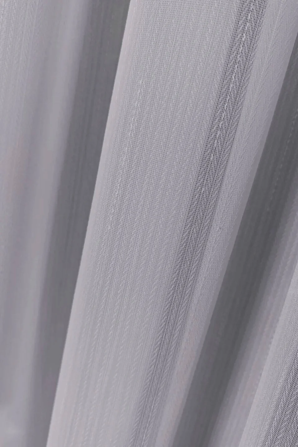 Herringbone Linen-Textured Sheer Curtain - Custom Size Luxury Living Room Tulle Model