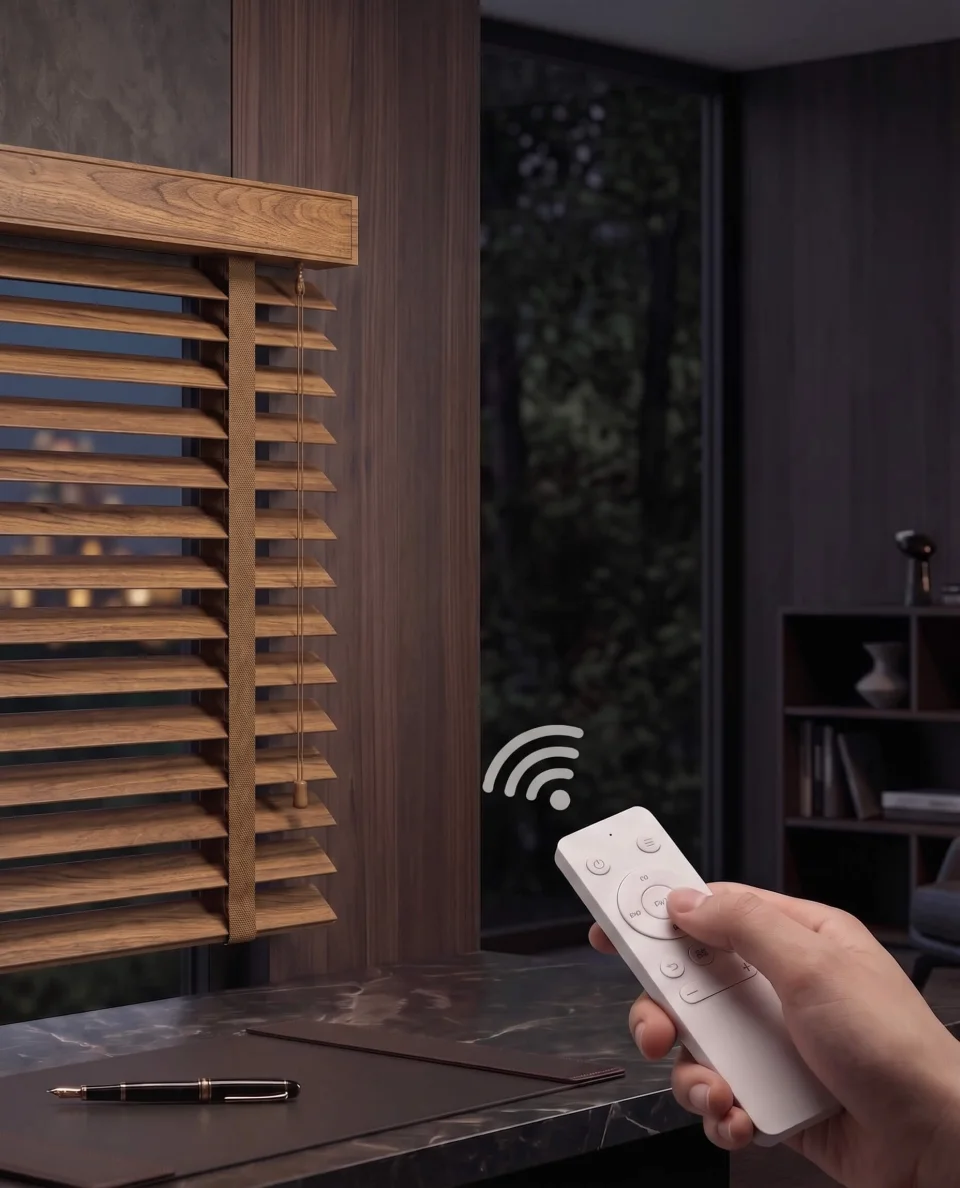 Natural Oak Wooden Blinds | Authentic Wood Grain & Made-to-Measure
