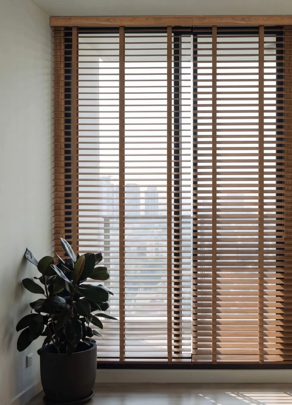 Natural Oak Wooden Blinds | Authentic Wood Grain & Made-to-Measure