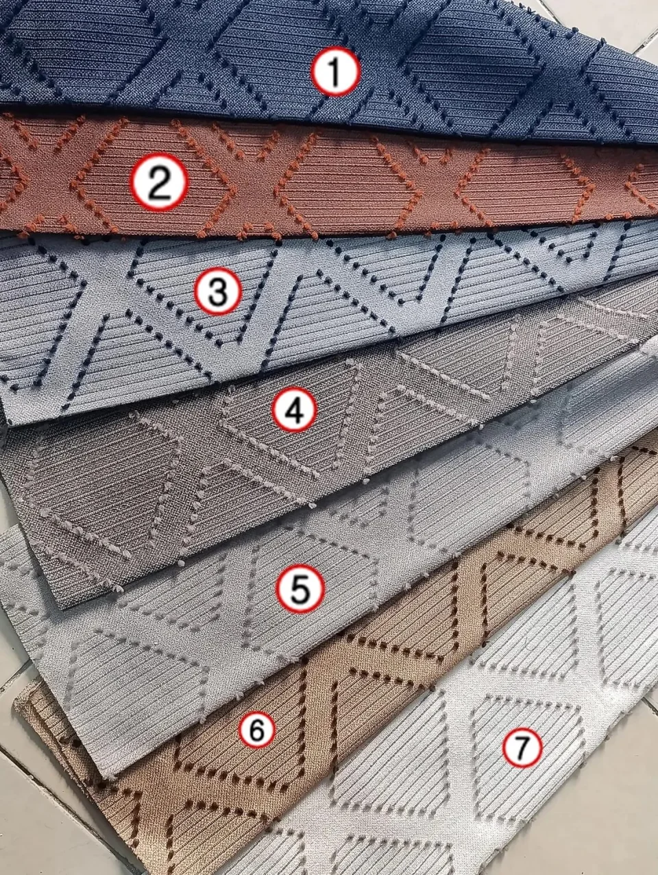 Premium Kiremit Rengi Dokulu Kabartmalı Elmas Desenli Ağır Fon Perde – Kişiye Özel Dikim & Pile Seçenekleri