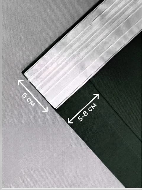 Cortinas de Tela Suave Verde Oscuro / Esmeralda, Cortinas Lisas a Medida con Textura de Terciopelo 4