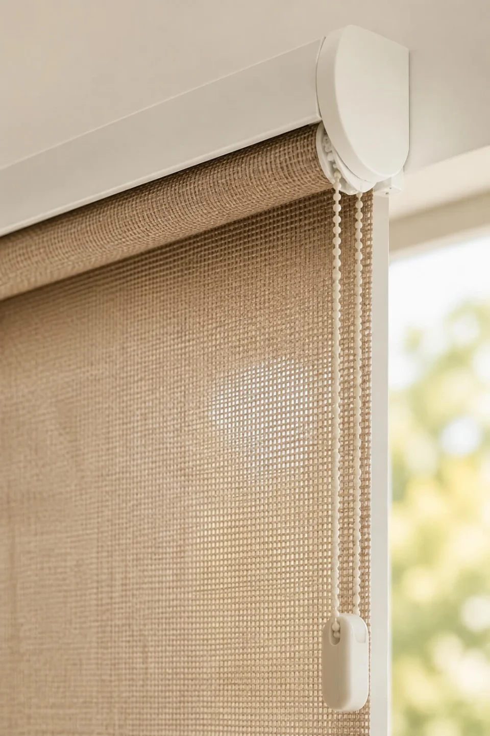 Sun Screen Açık Kahverengi Stor Perde – Koku Yapmaz ve Işık Geçirgen